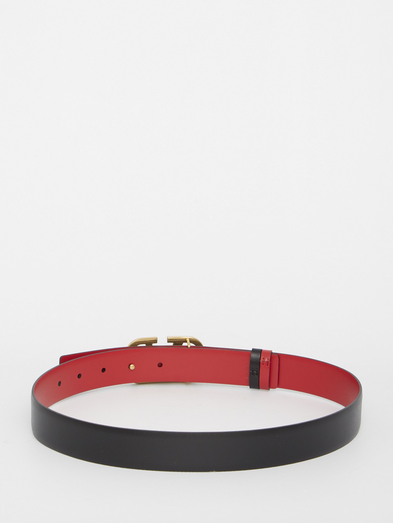 Shop Valentino Vlogo Signature Belt In Black