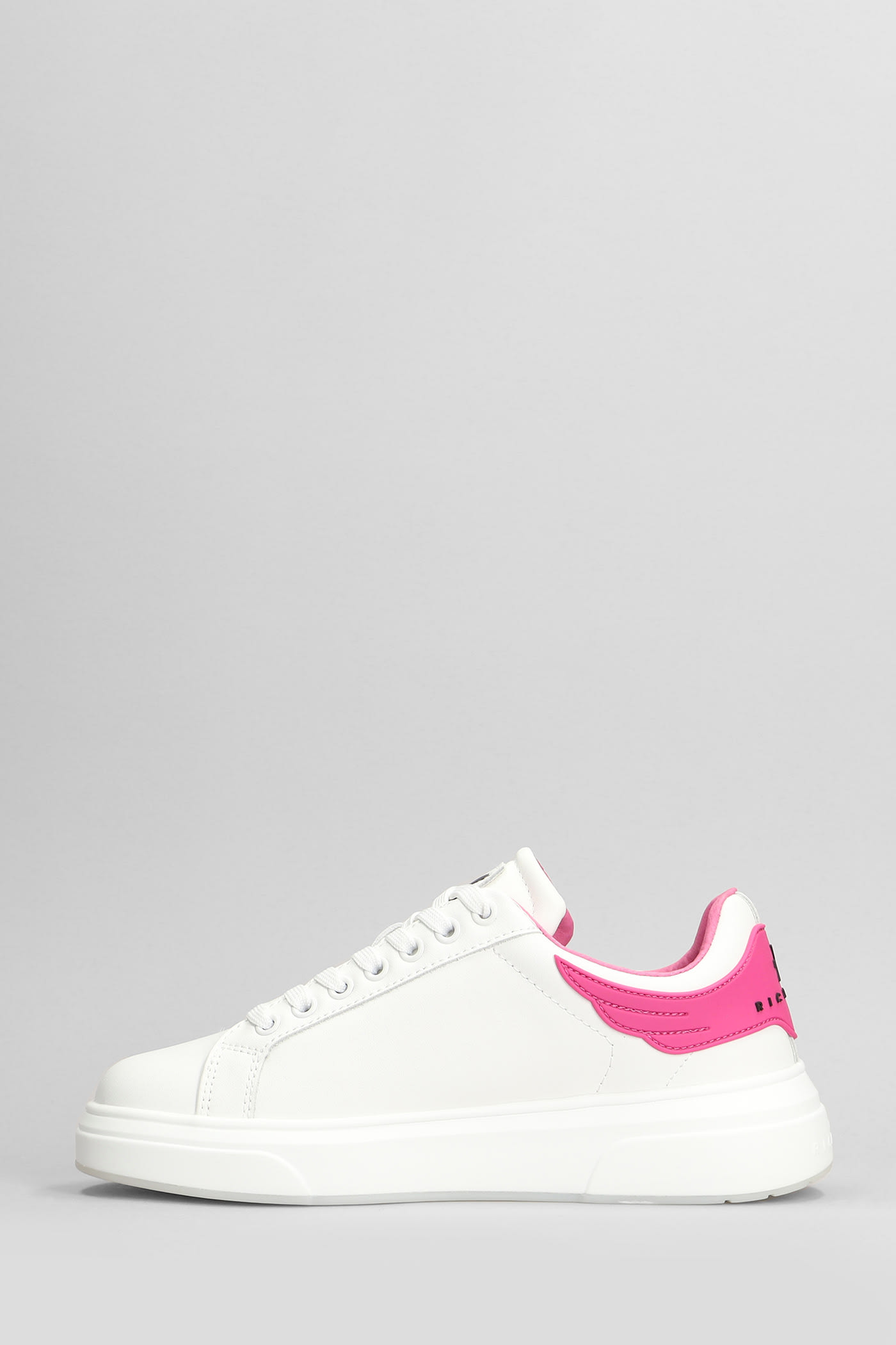 Shop John Richmond Sneakers In White Leather