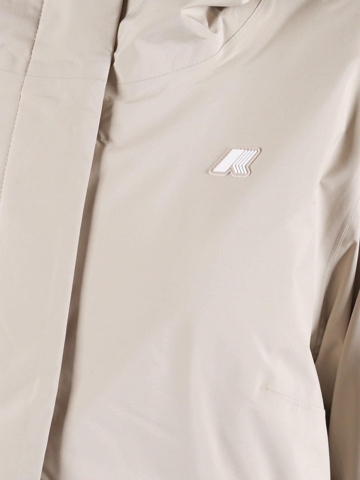 K-way Lil Soft Touch Marmotta Down Jacket In Neutral