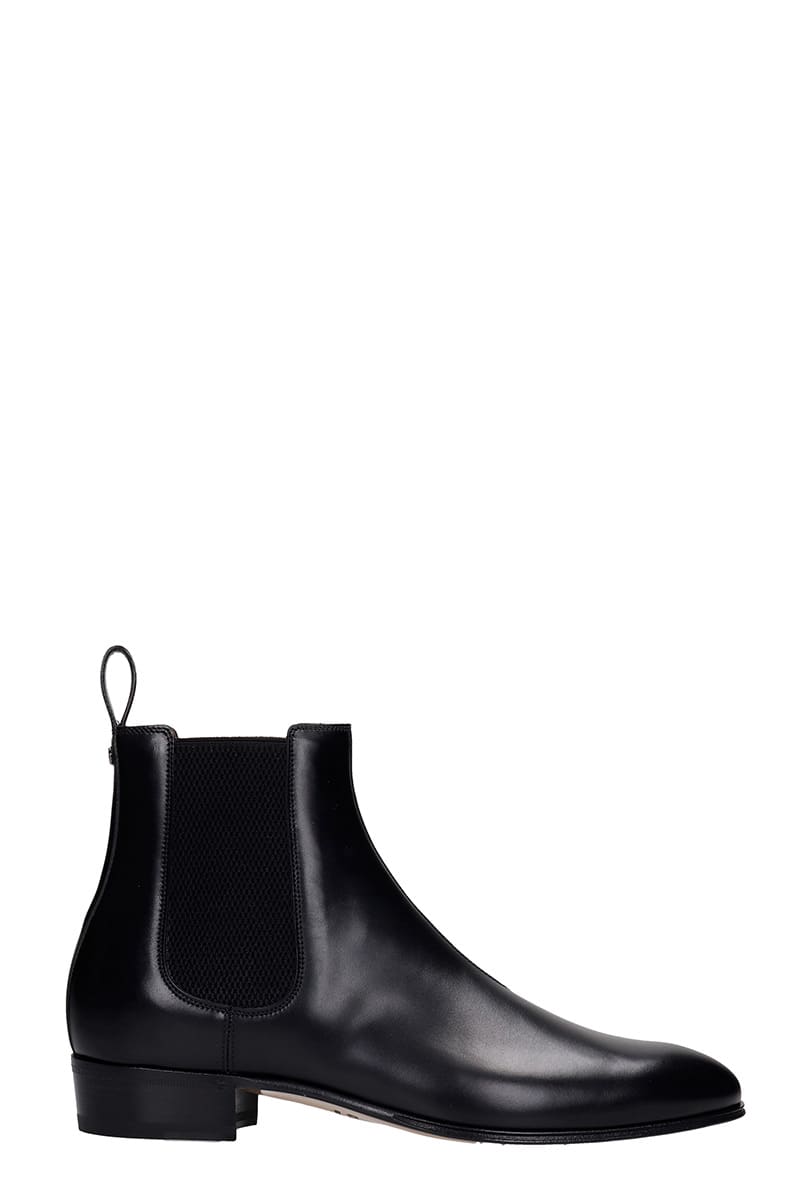 Gucci Ankle Boots In Black Leather