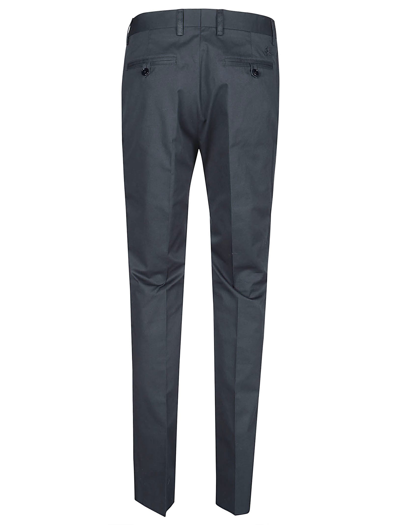 Shop Etro Roma Pant In Blu Navy