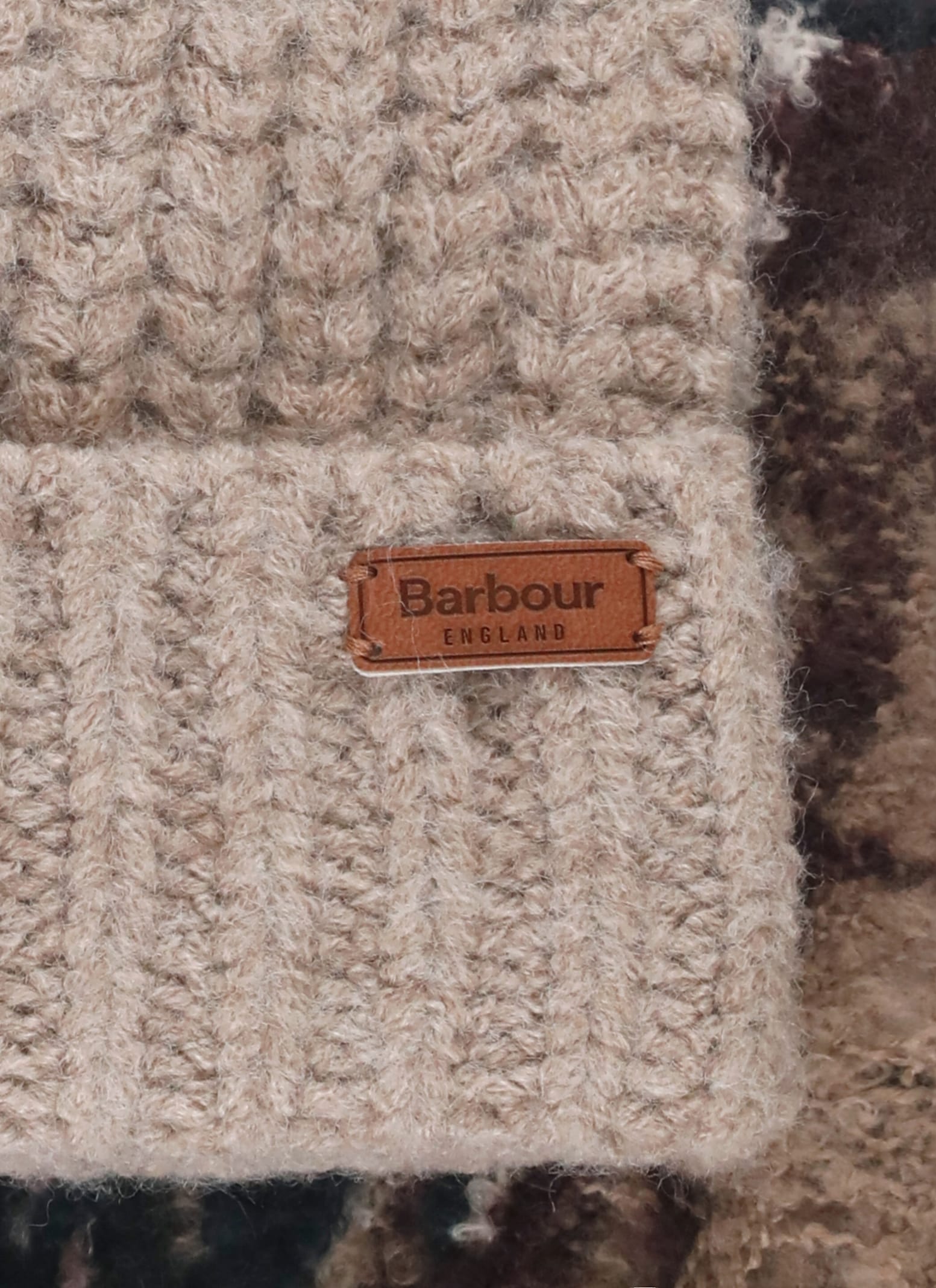Barbour Saltburn Beanie And Scarf Two Pieces Set In Multi
