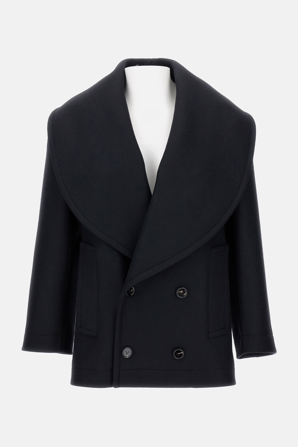 Bottega Veneta Coat In Black