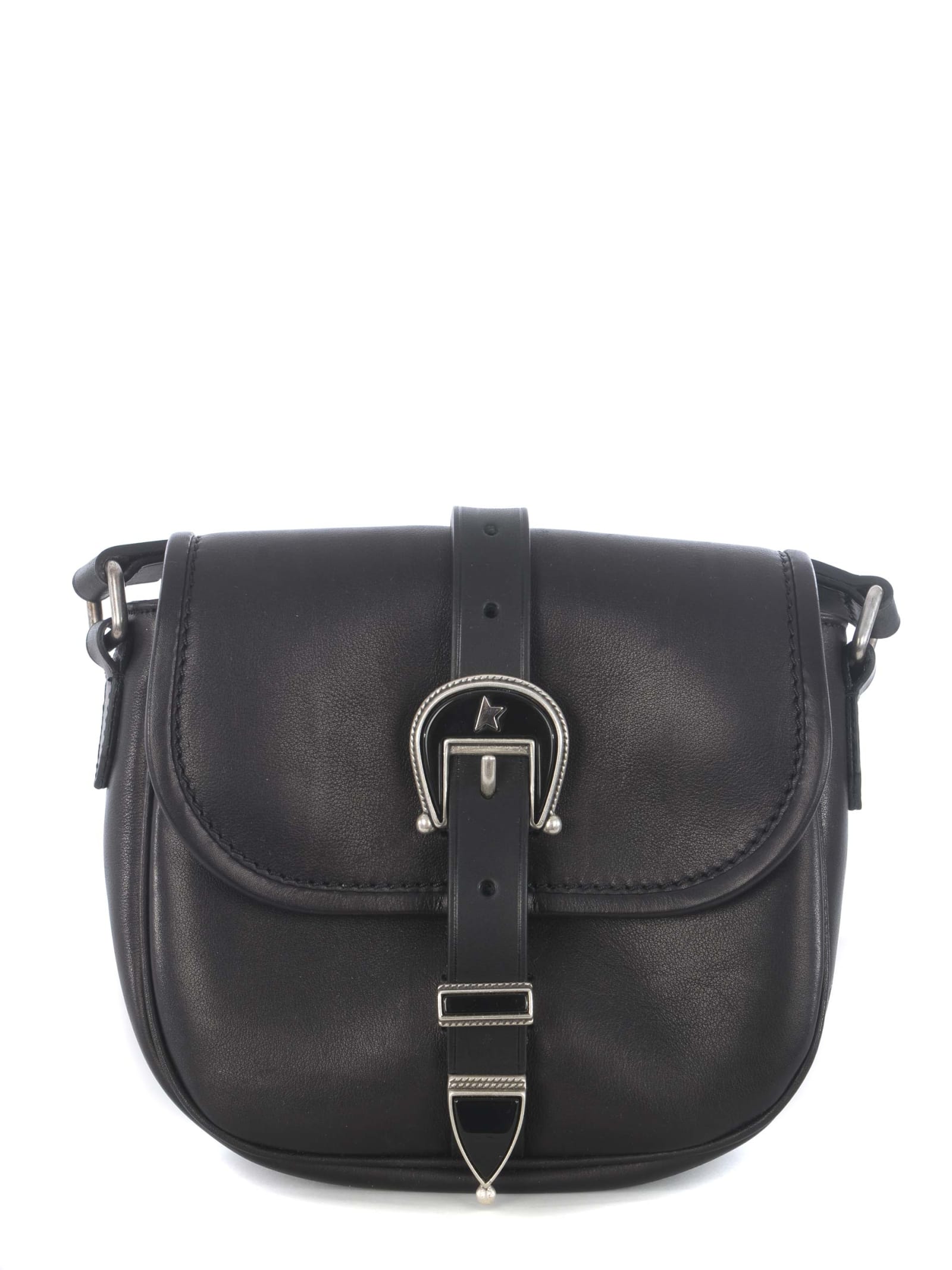 Golden Goose rodeo Small Leather Shoulder Strap
