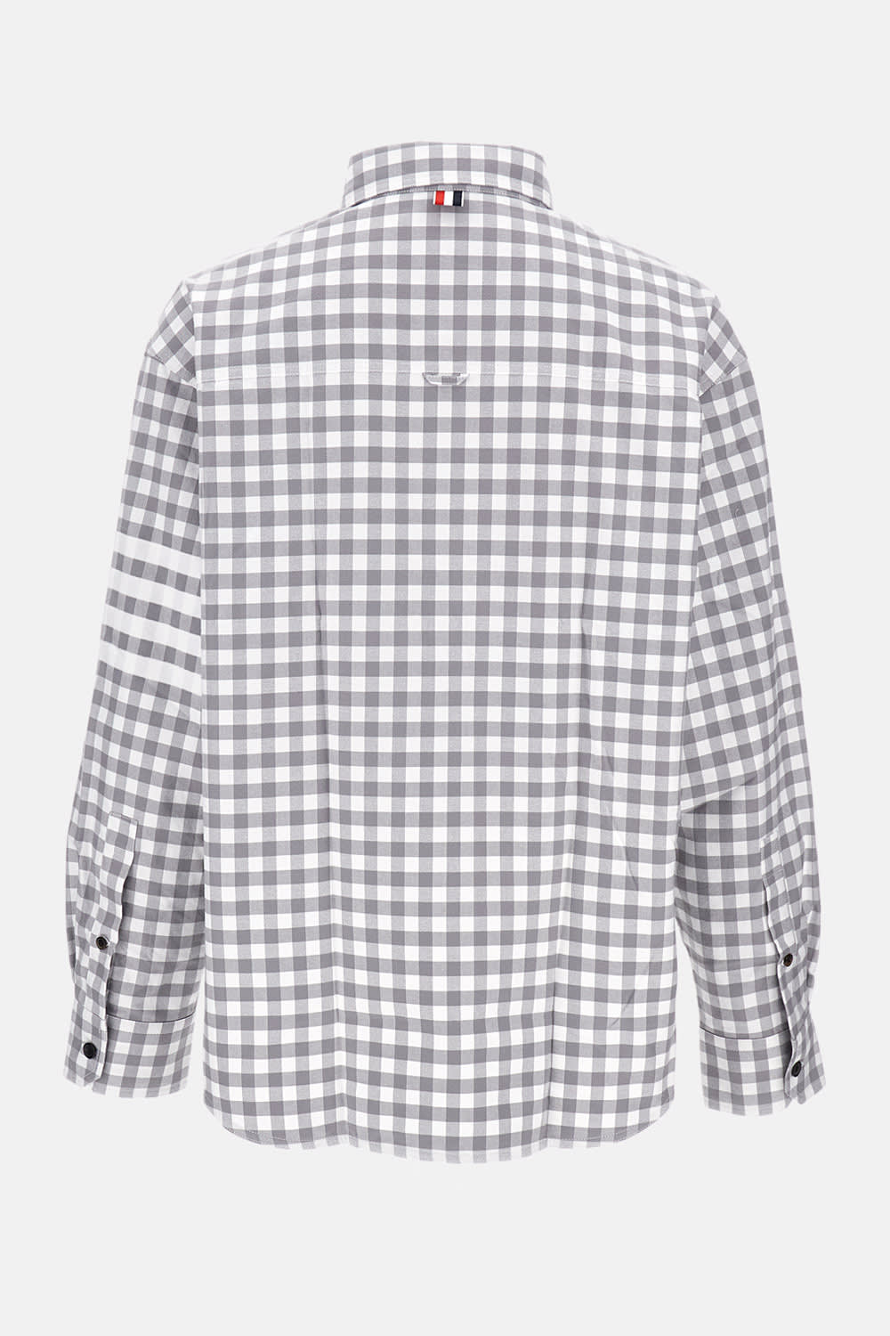 Thom Browne Gingham-pattern Shirt In White