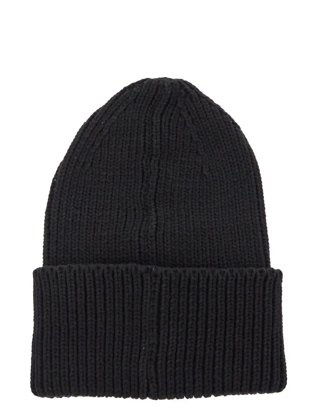 Adidas By Stella Mccartney Logo Beanie In Black