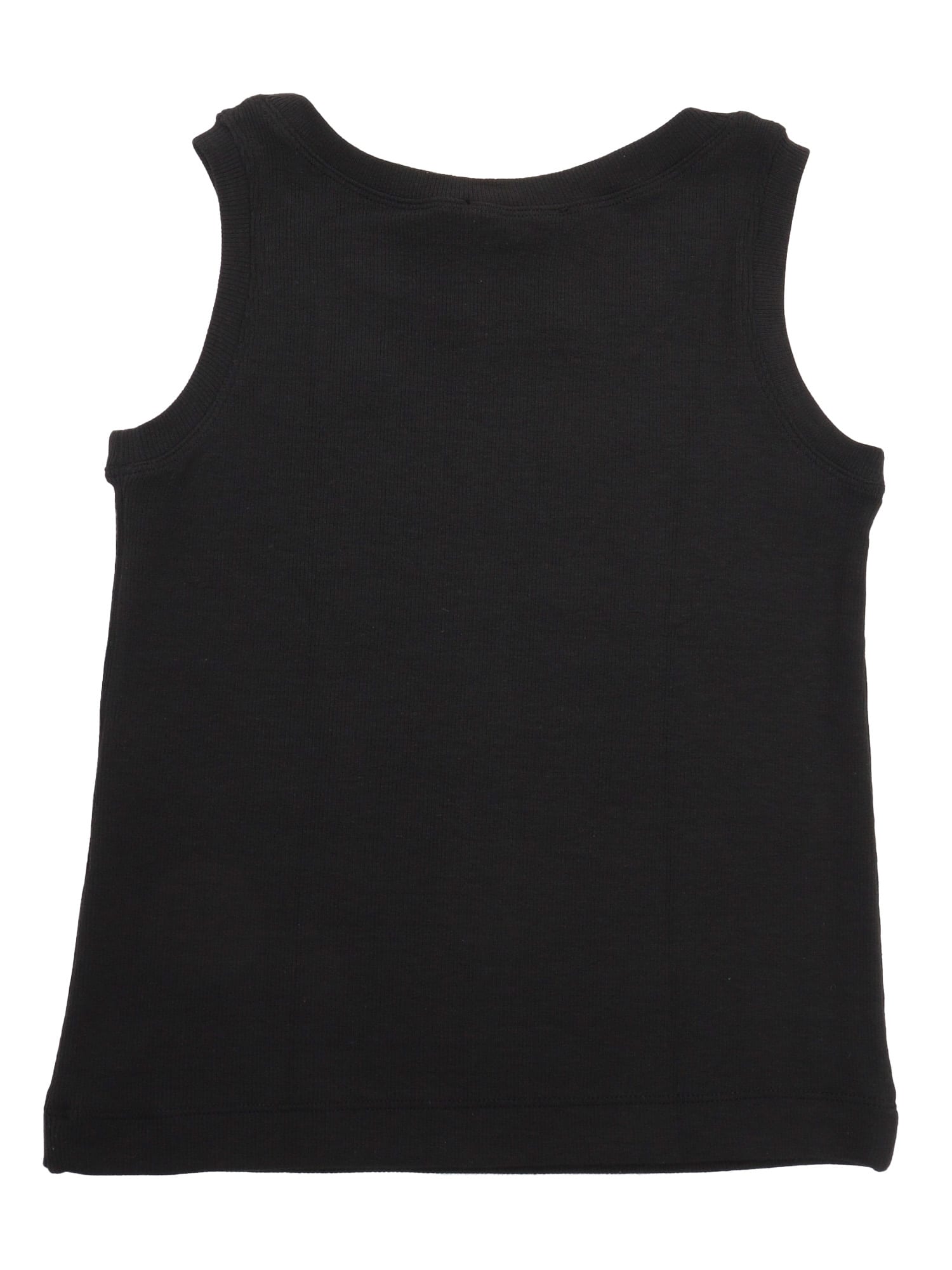 Shop Monnalisa Basic Tank Top For Girls In Black