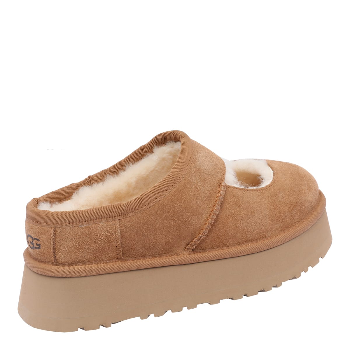 Ugg Bea Mary Jane Suede Flatform Chestnut