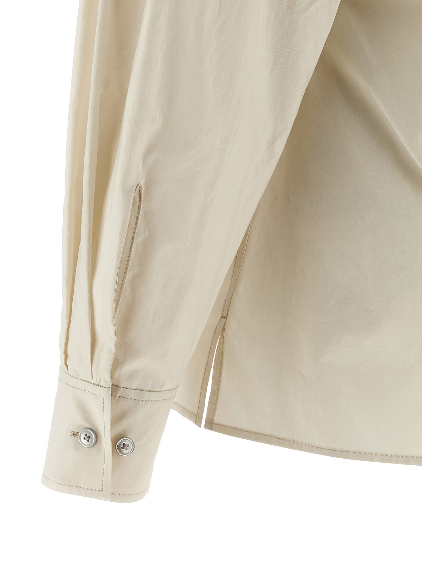 Lemaire Ascot Blouse In Neutral