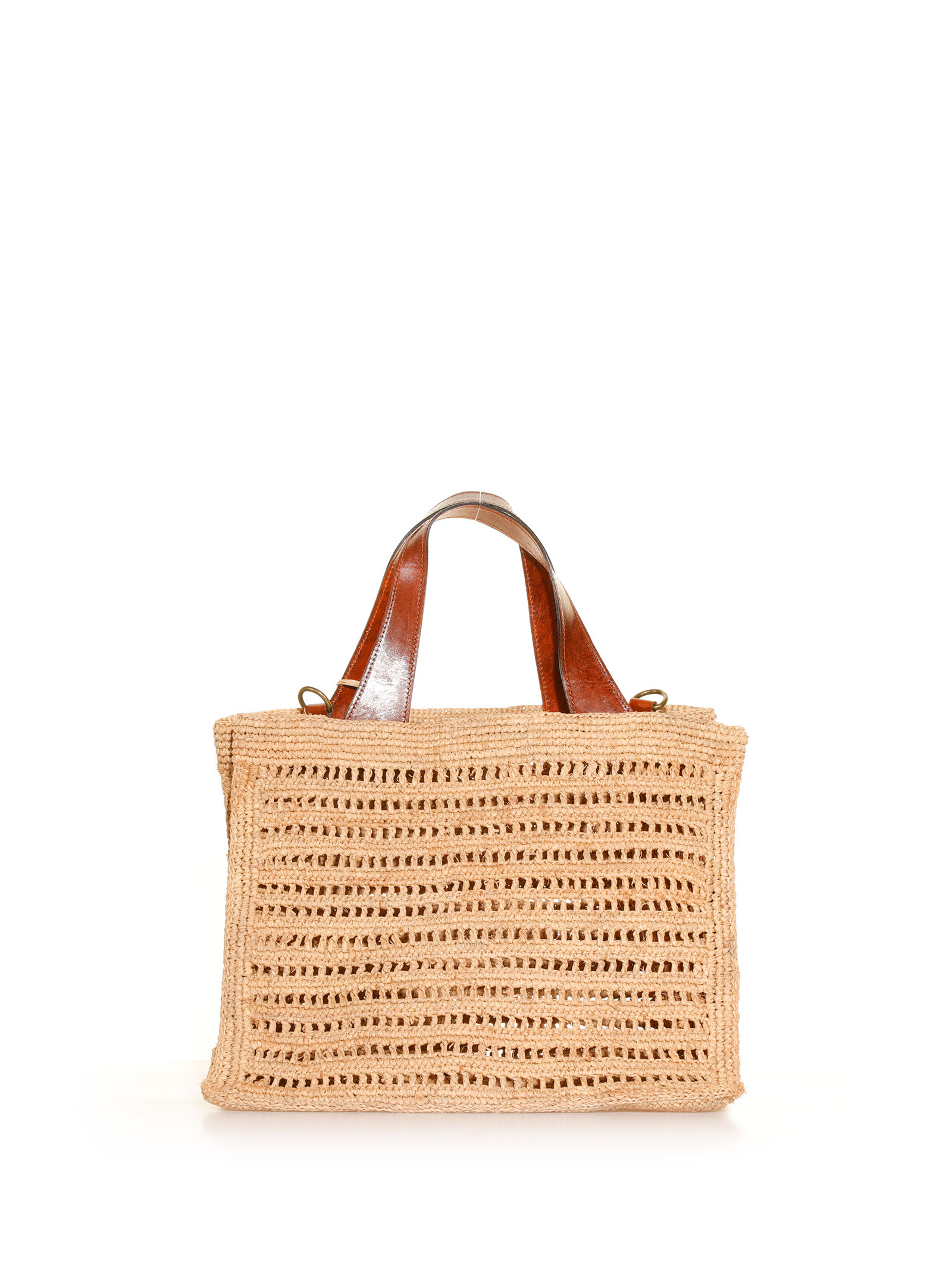 Ibeliv Nosy Raffia Tote Bag In Beige | ModeSens