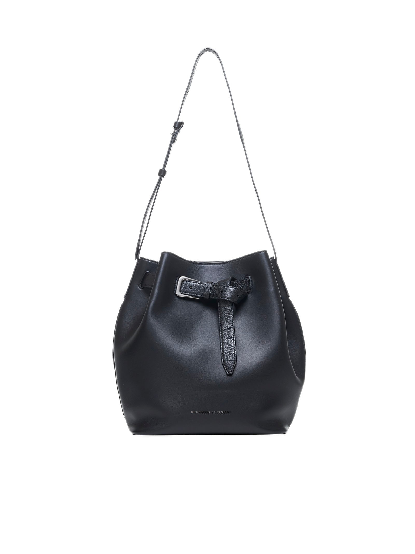 Shop Brunello Cucinelli Shoulder Bag In Black