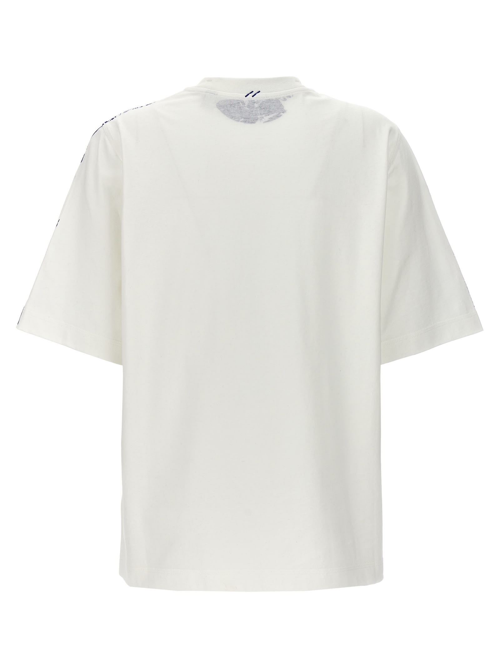 Shop Burberry Logo Print T-shirt In White