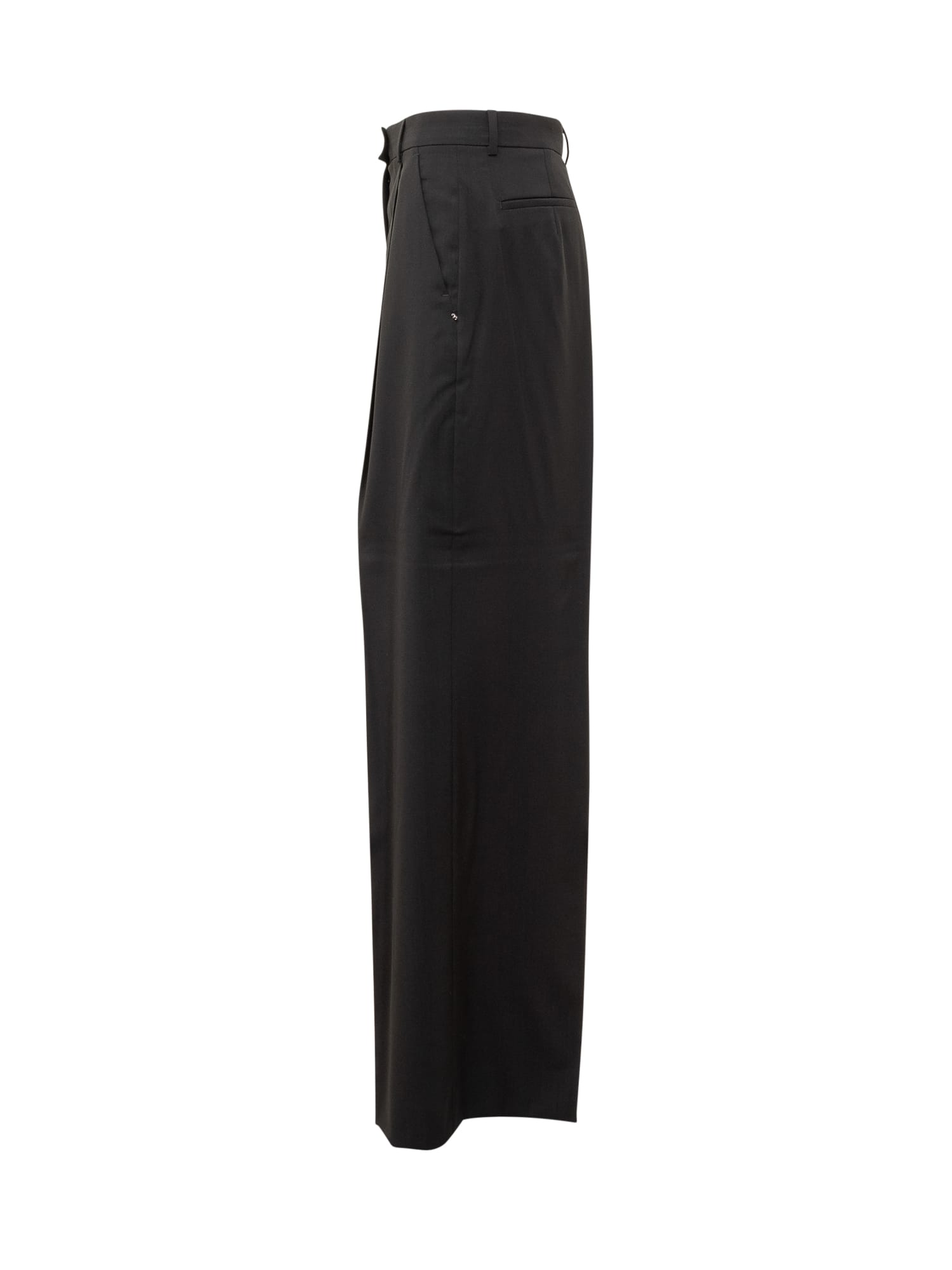 Shop Sportmax Vela Pants In Nero