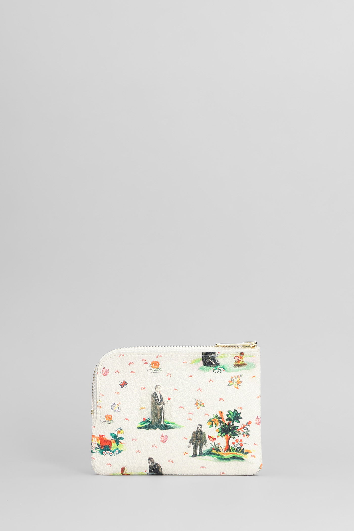 Undercover Wallet In White Pvc