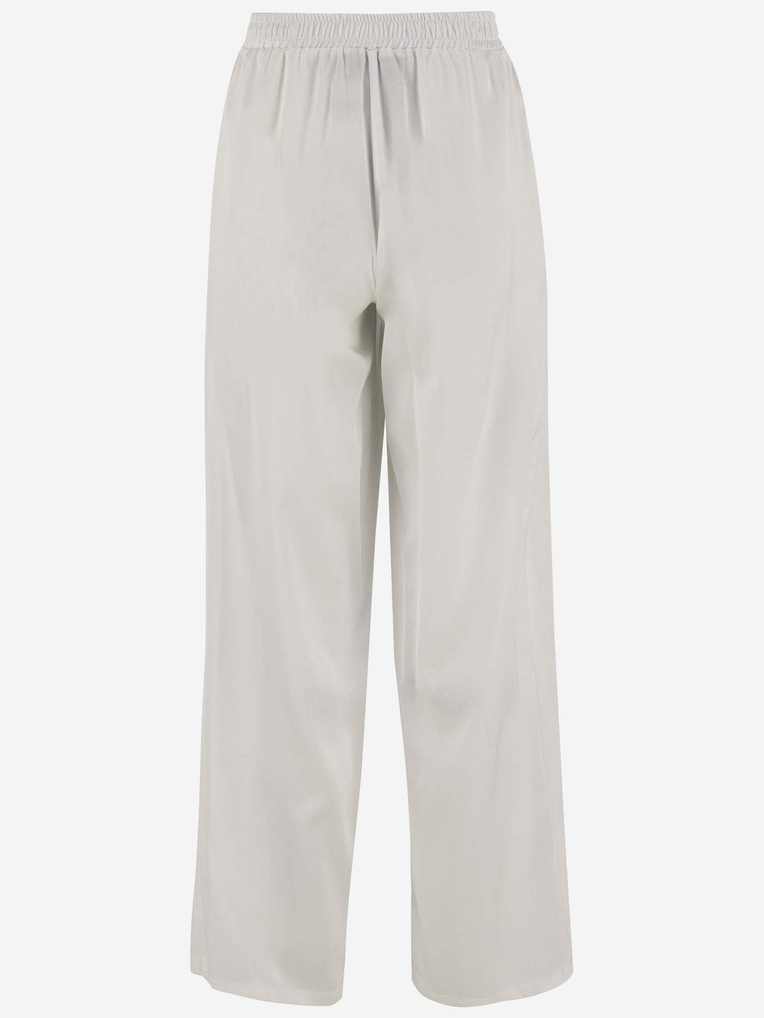 Shop Wild Cashmere Stretch Silk Pants