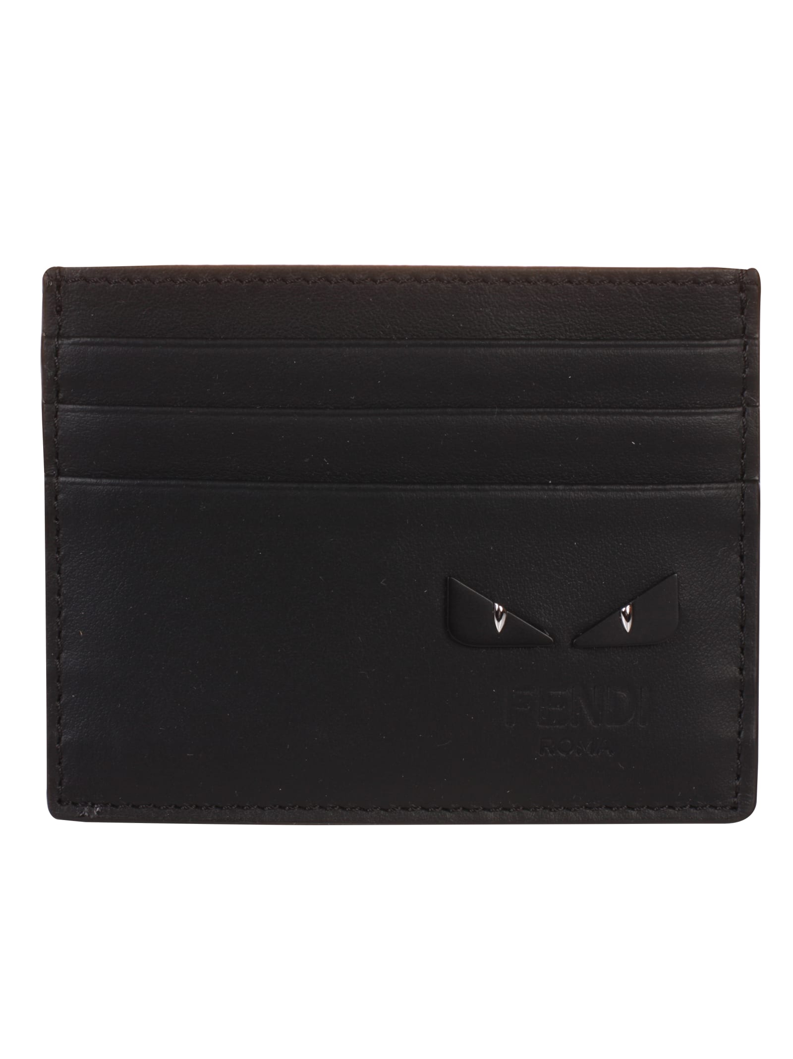 Fendi Business Card Holder In Black
