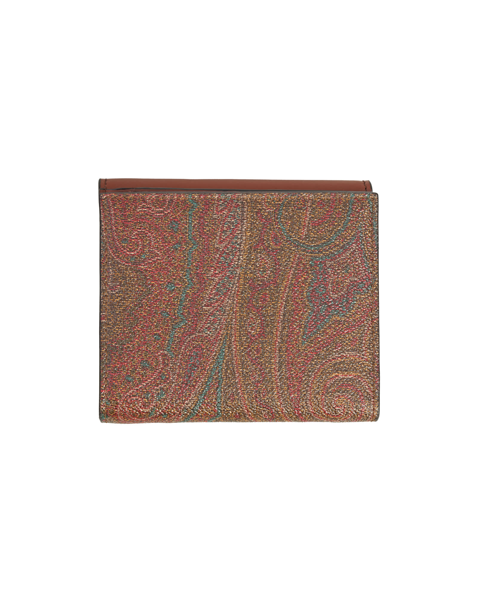 Shop Etro Wallets Leather Brown