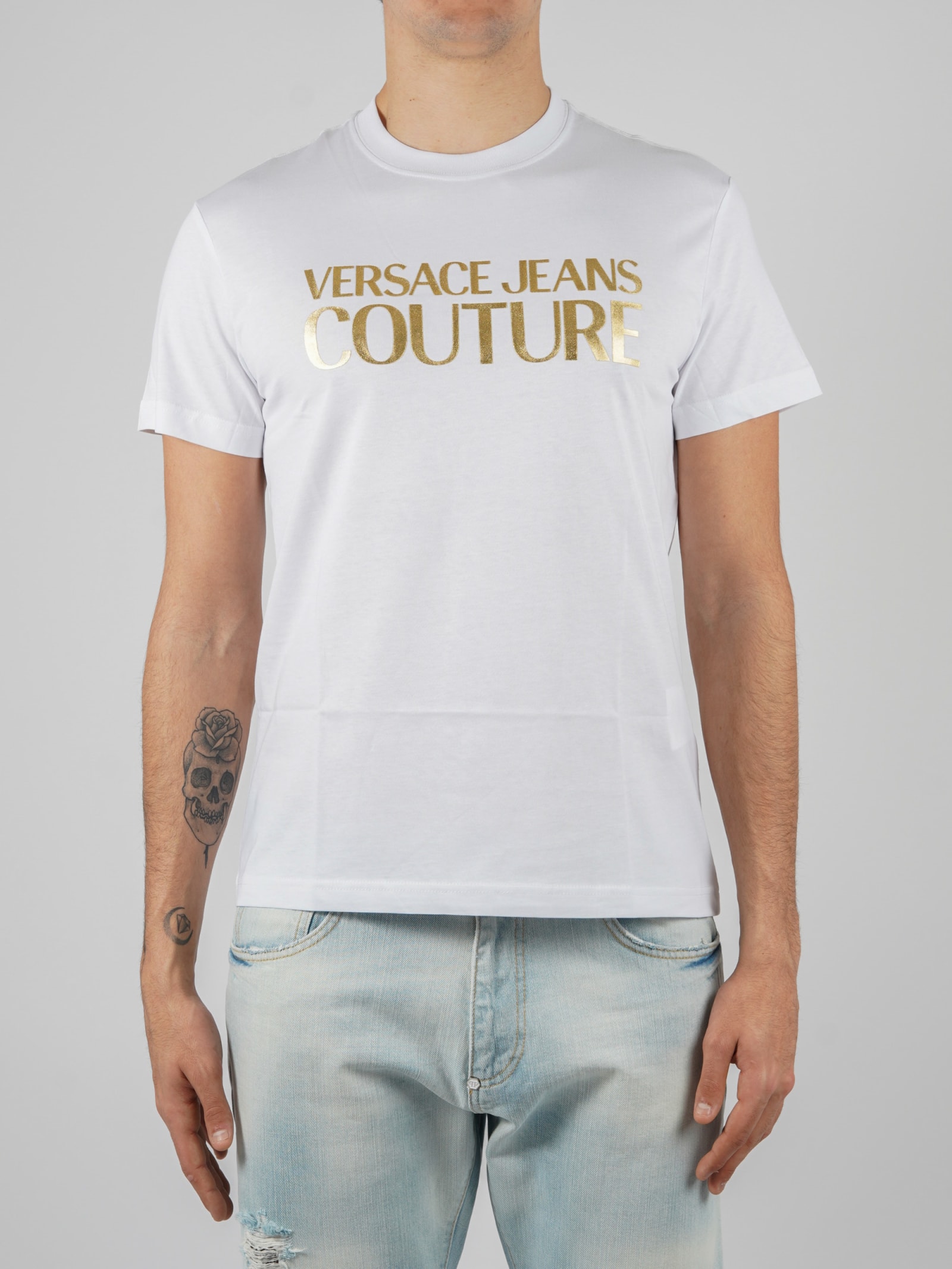 T shirt Maglietta Versace Jeans Sweatshirt REGULAR Uomo Blu B3GPA734 231 