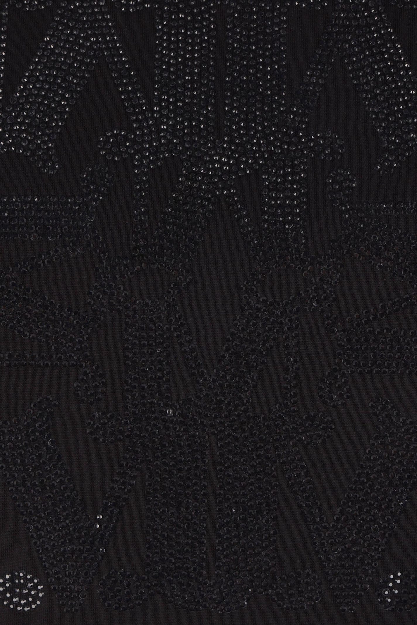 Max Mara Cotton T-shirt With M Monogram Print In Black