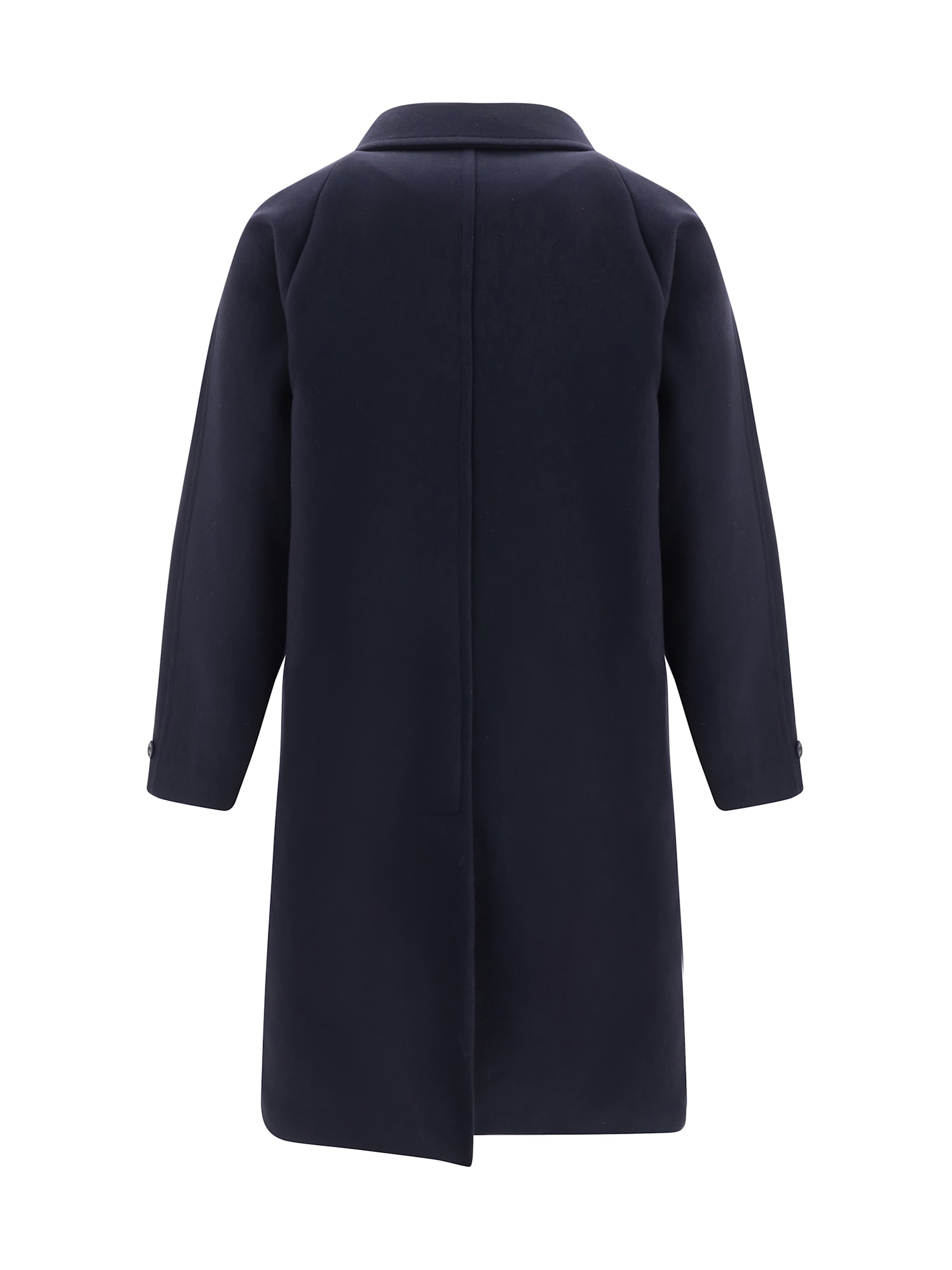 Shop Valstar Vittorio Coat In Navy