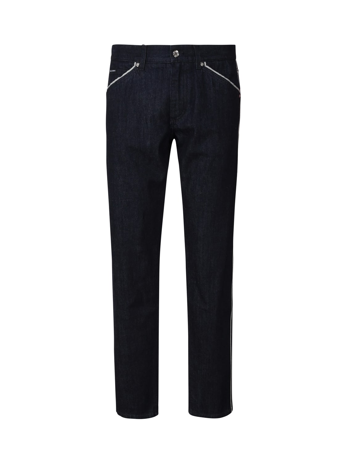 DOLCE & GABBANA FIVE-POCKET SELVEDGE DENIM JEANS