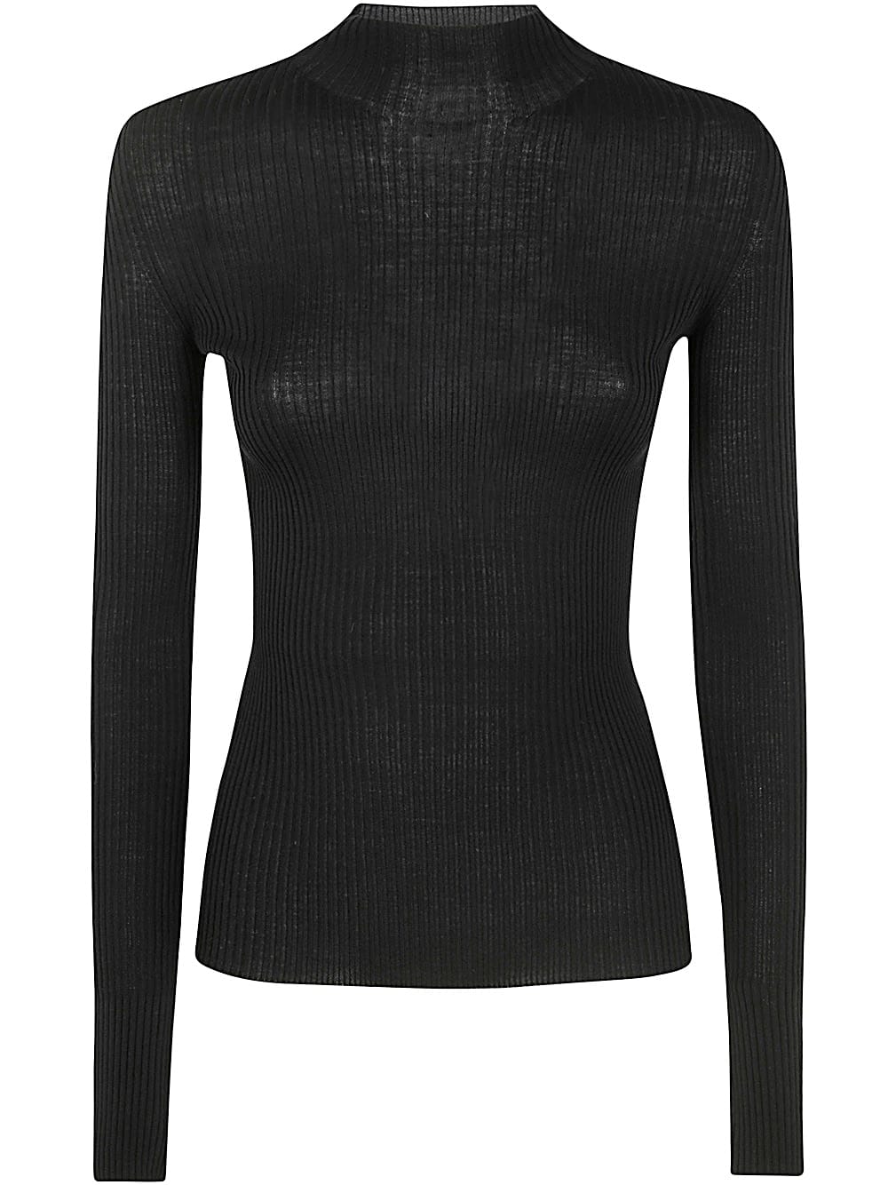 Shop Mrz Turtle Neck Sweater In Black