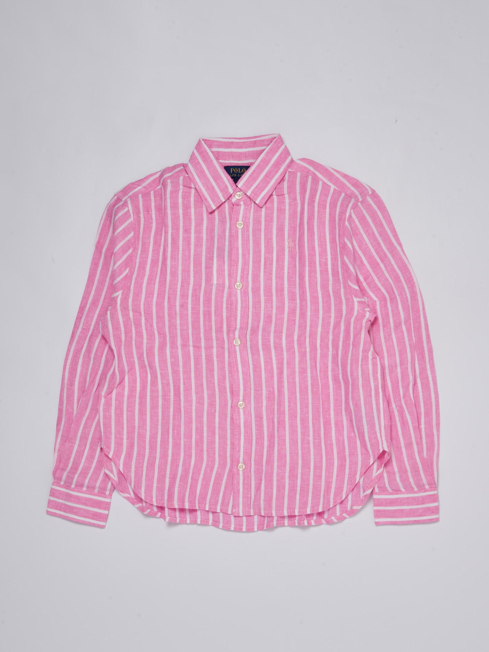Polo Ralph Lauren Kids' Lismore Shirt Shirt In Rosa