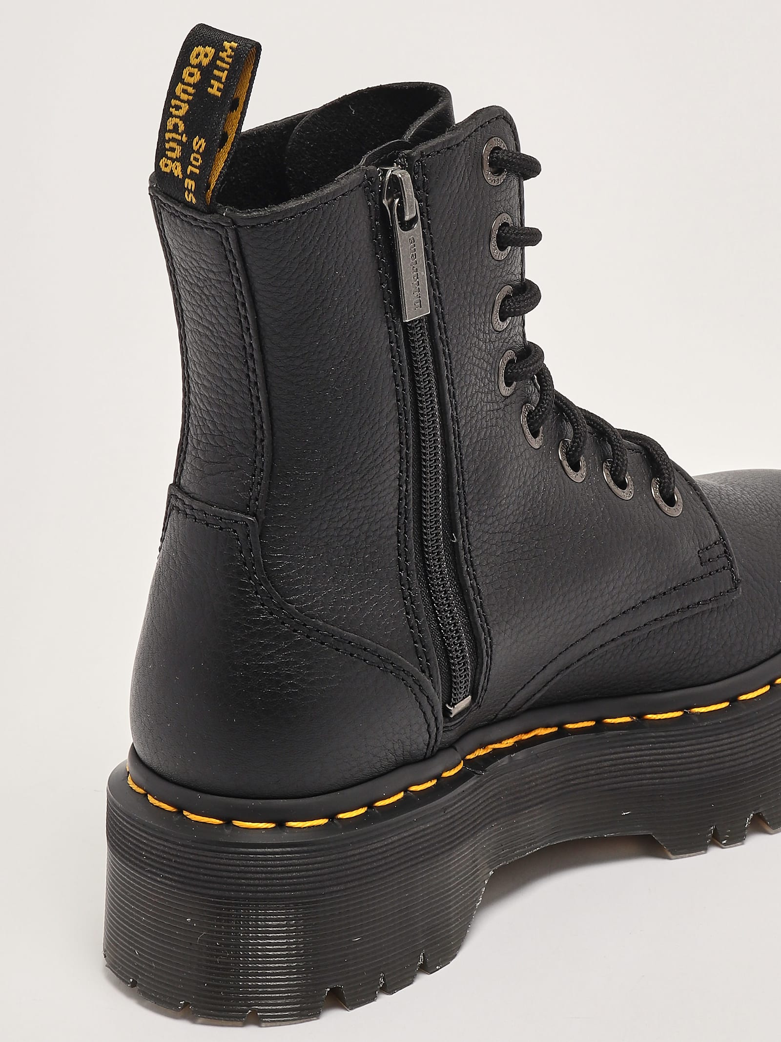 Shop Dr. Martens' Jadon Boots In Nero