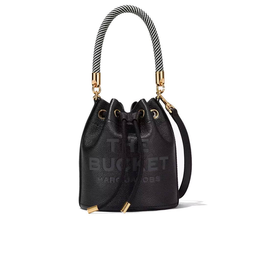 Marc Jacobs Macr Jacobs The Leather Bucket Black Bag