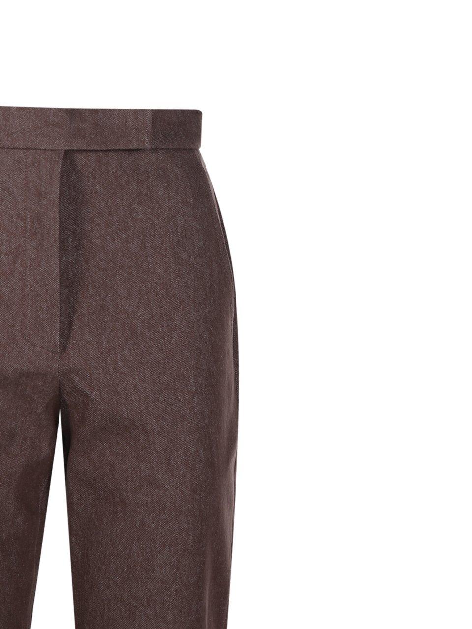 Max Mara Button Detailed Straight-leg Trousers