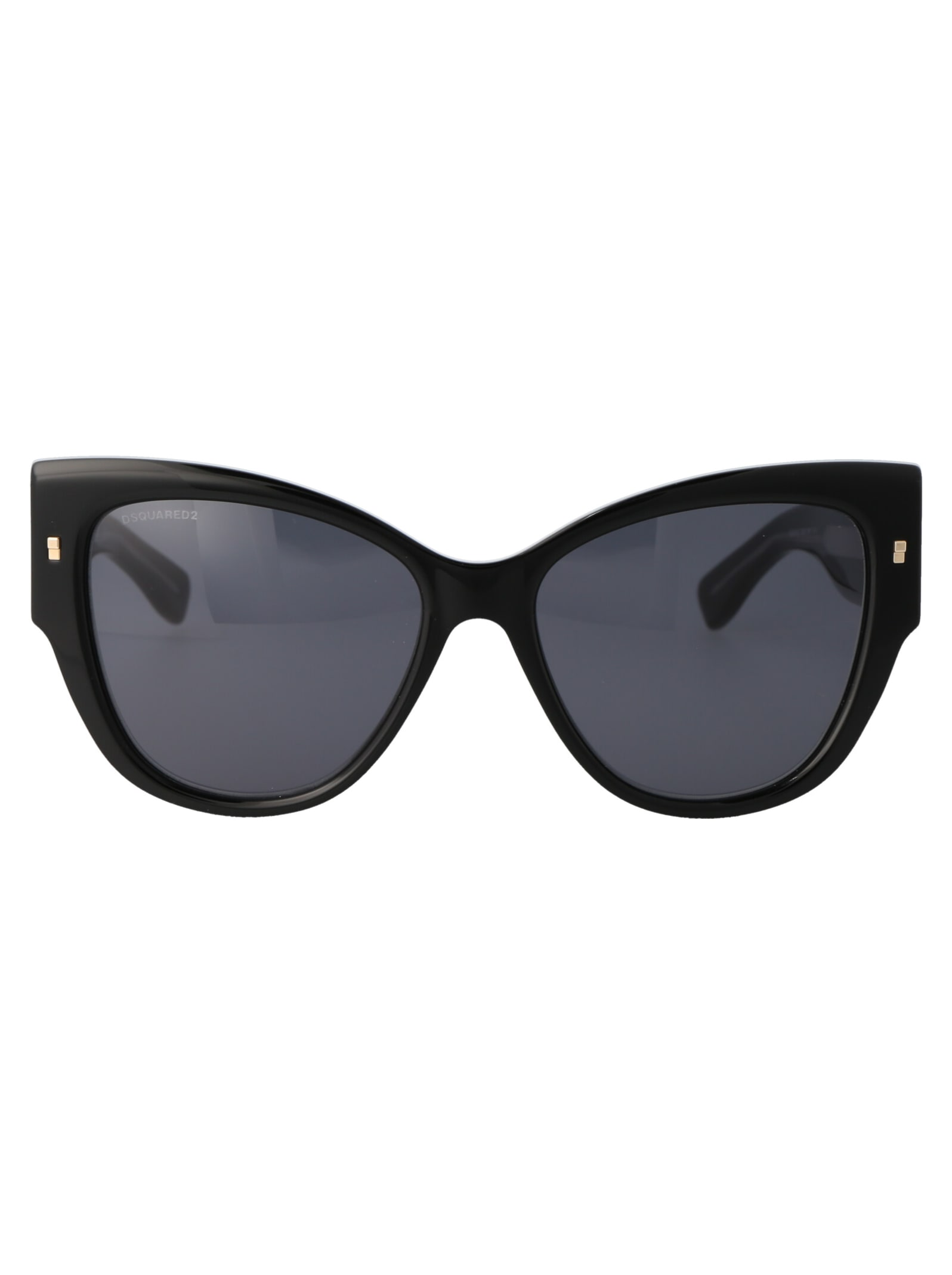 Shop Dsquared2 D2 0016/s Sunglasses In 2m2ir Black Gold