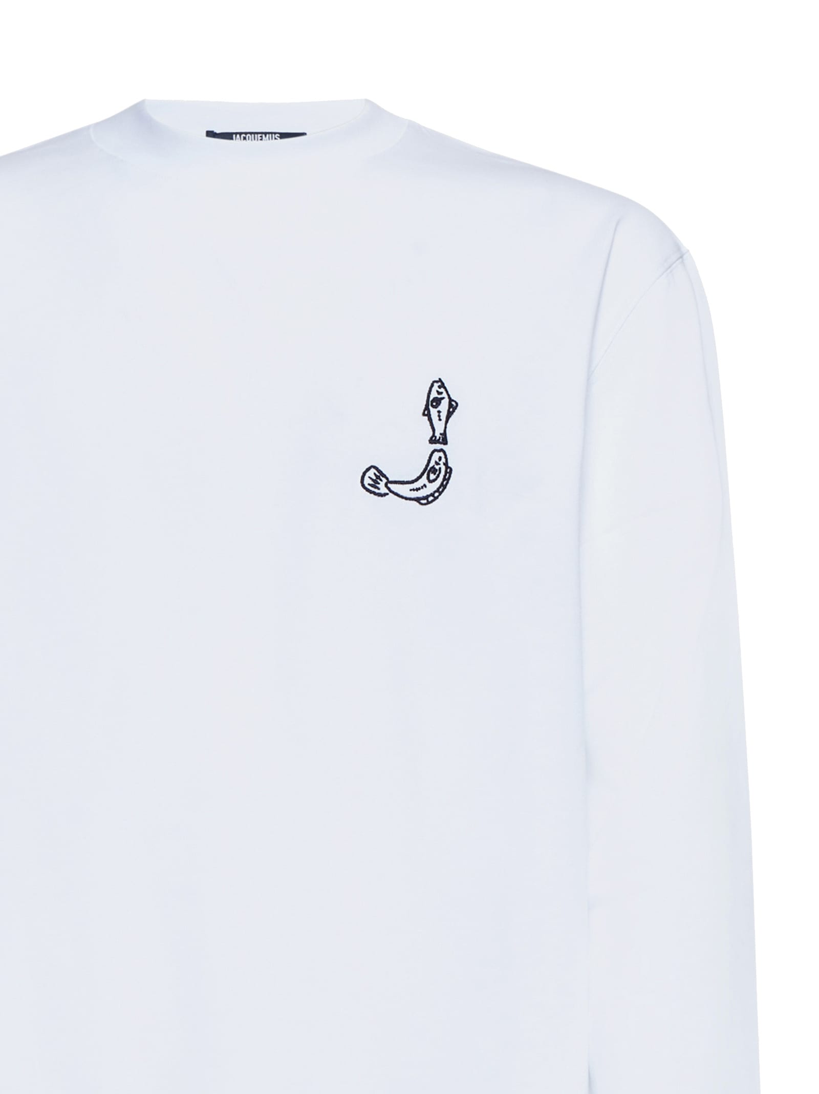 Shop Jacquemus T-shirt In White