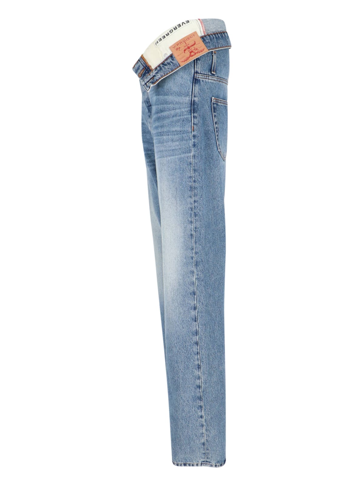 Shop Y/project Slim Jeans Evergreen In Blue