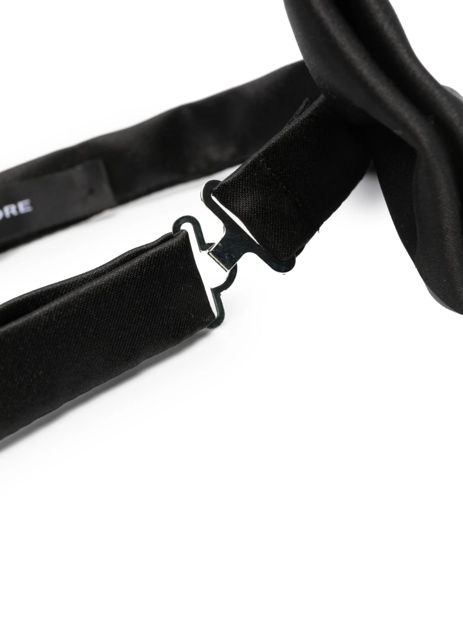 Shop Tagliatore Black Papillon Bow Tie