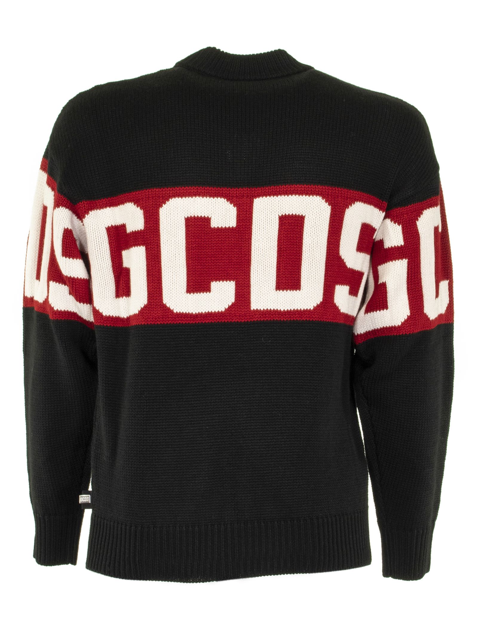 GCDS GCDS Logo Sweater - Black - 11044461 | italist