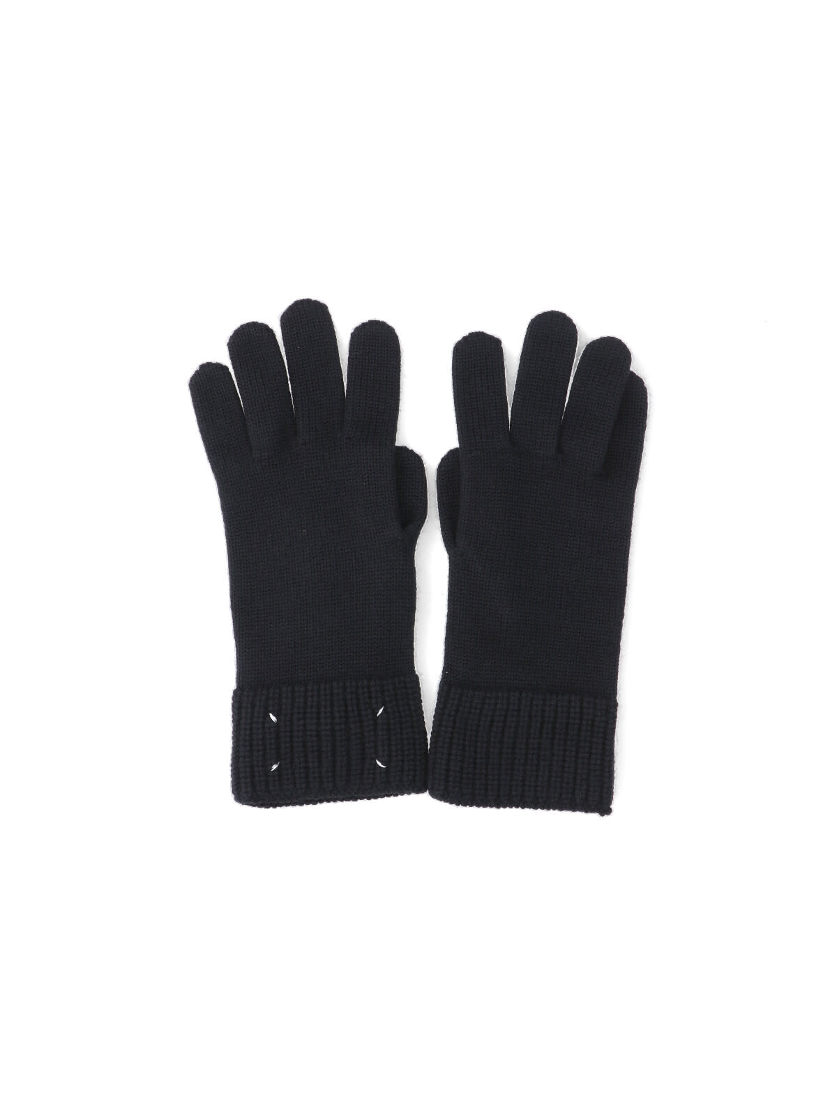 Maison Margiela Four Stitches Gloves In Black