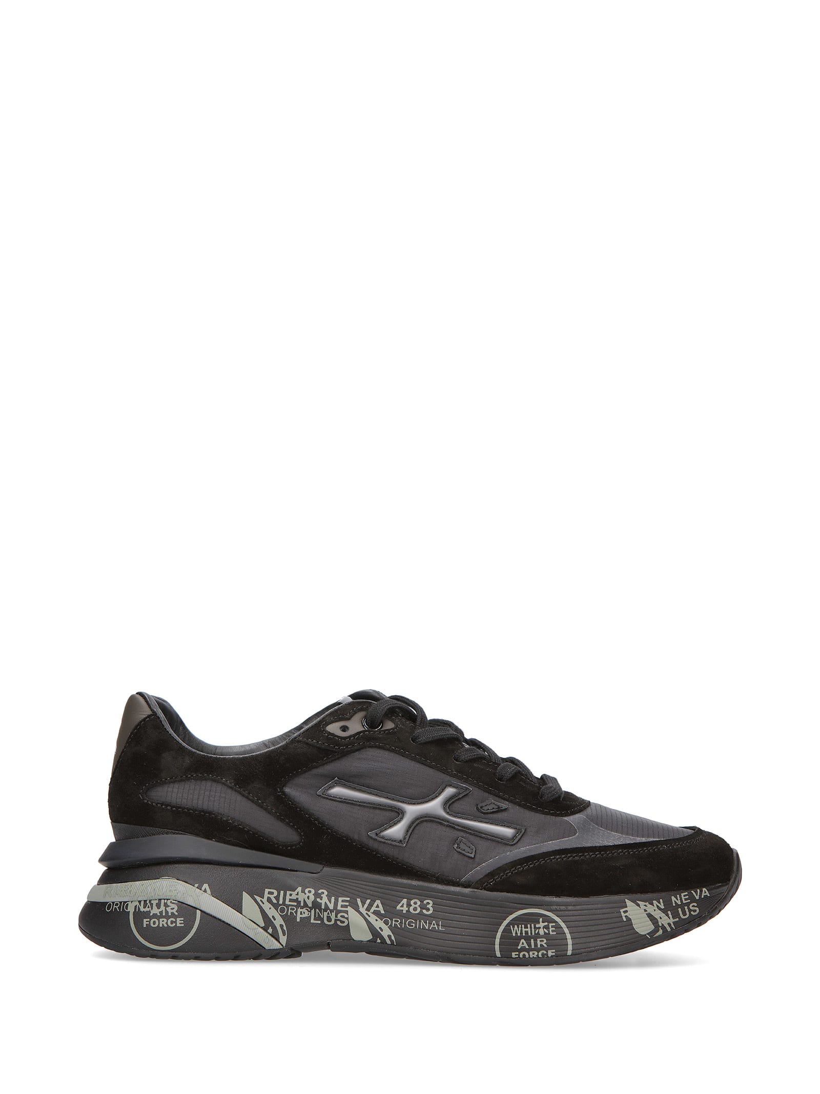 Shop Premiata Sneaker Moerun 6445 Black Men In Nero