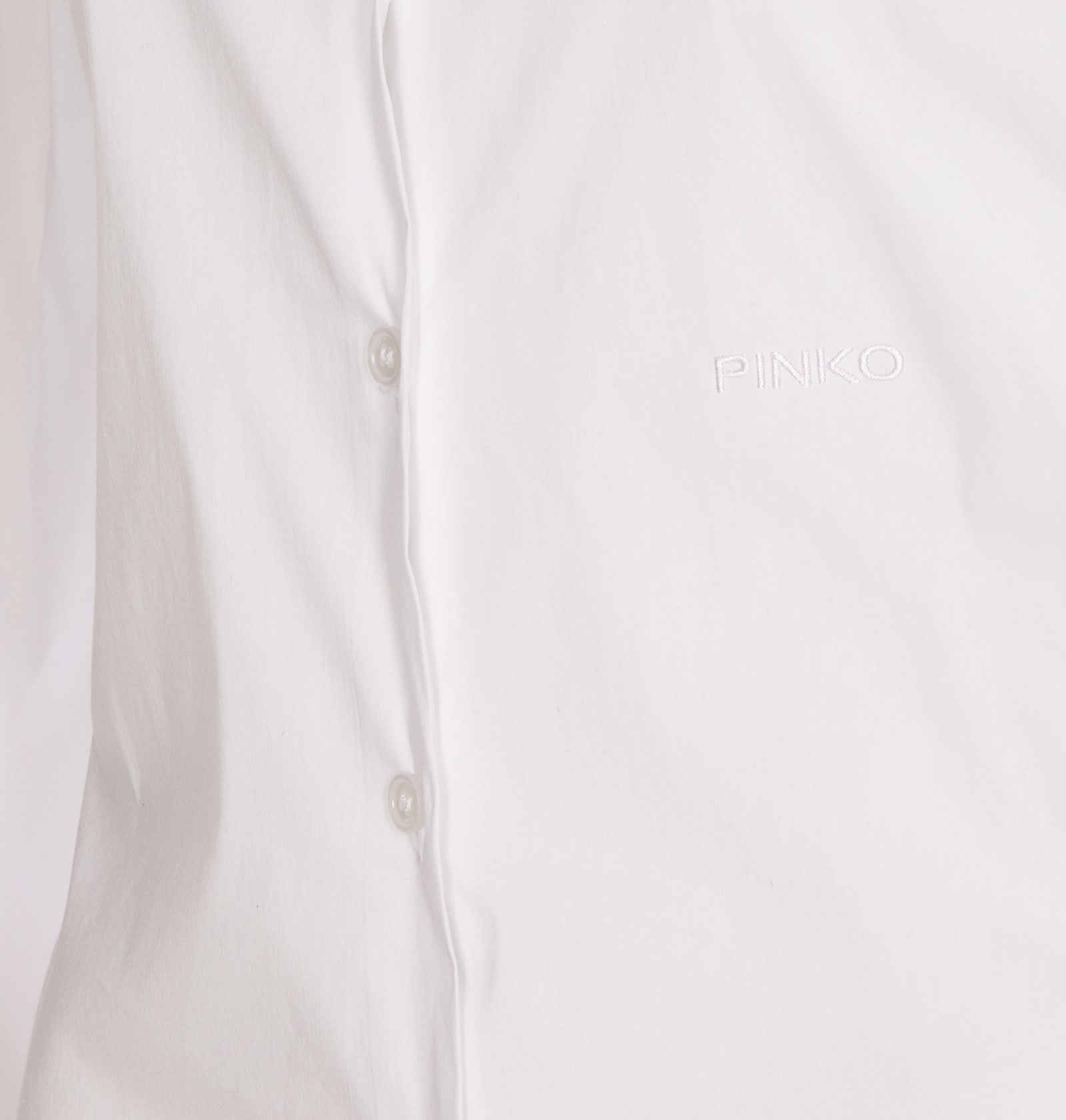 Shop Pinko Dory Shirt In Bianco Brill.