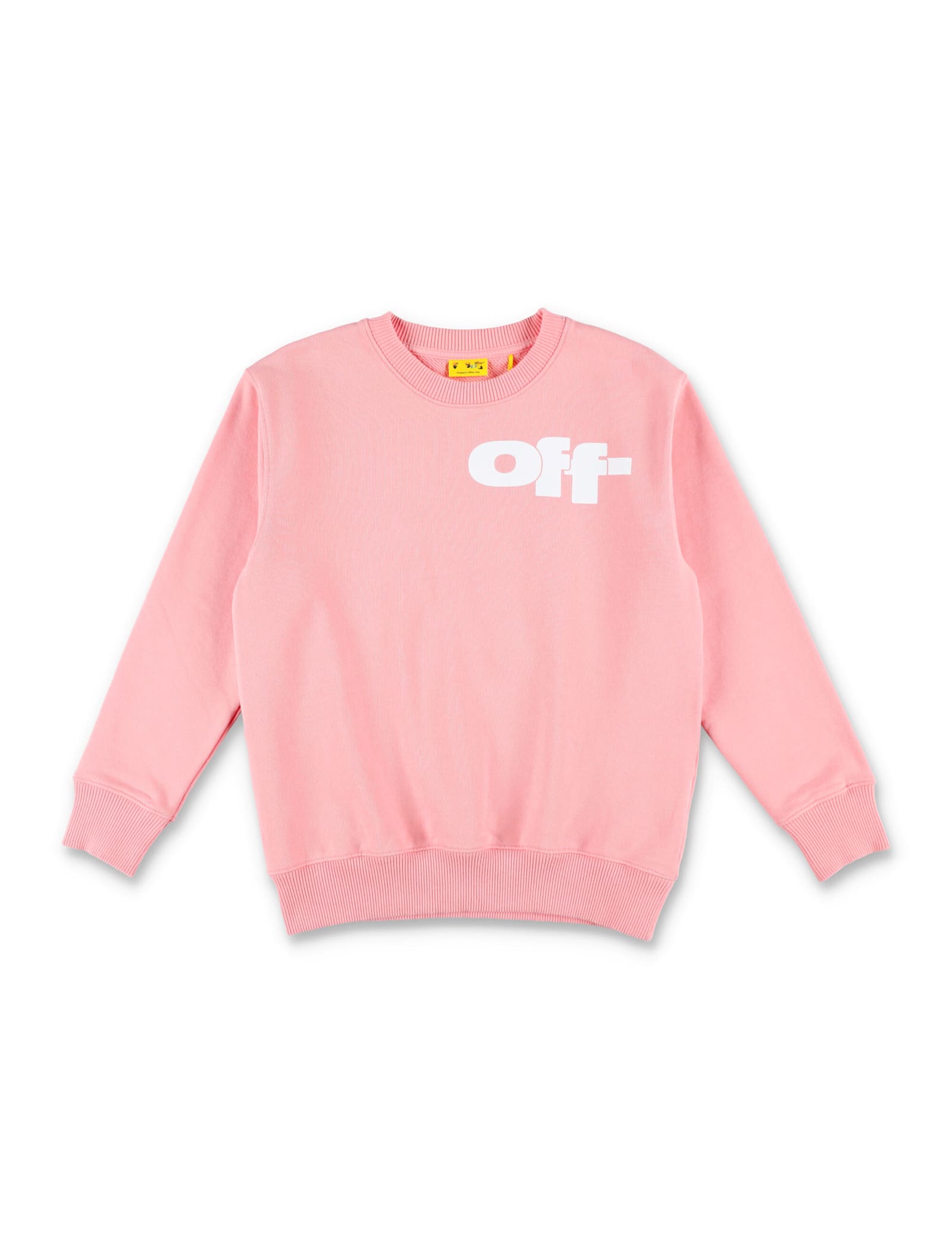 Off-white Kid - Type Graphic Sweatshirt In Pink