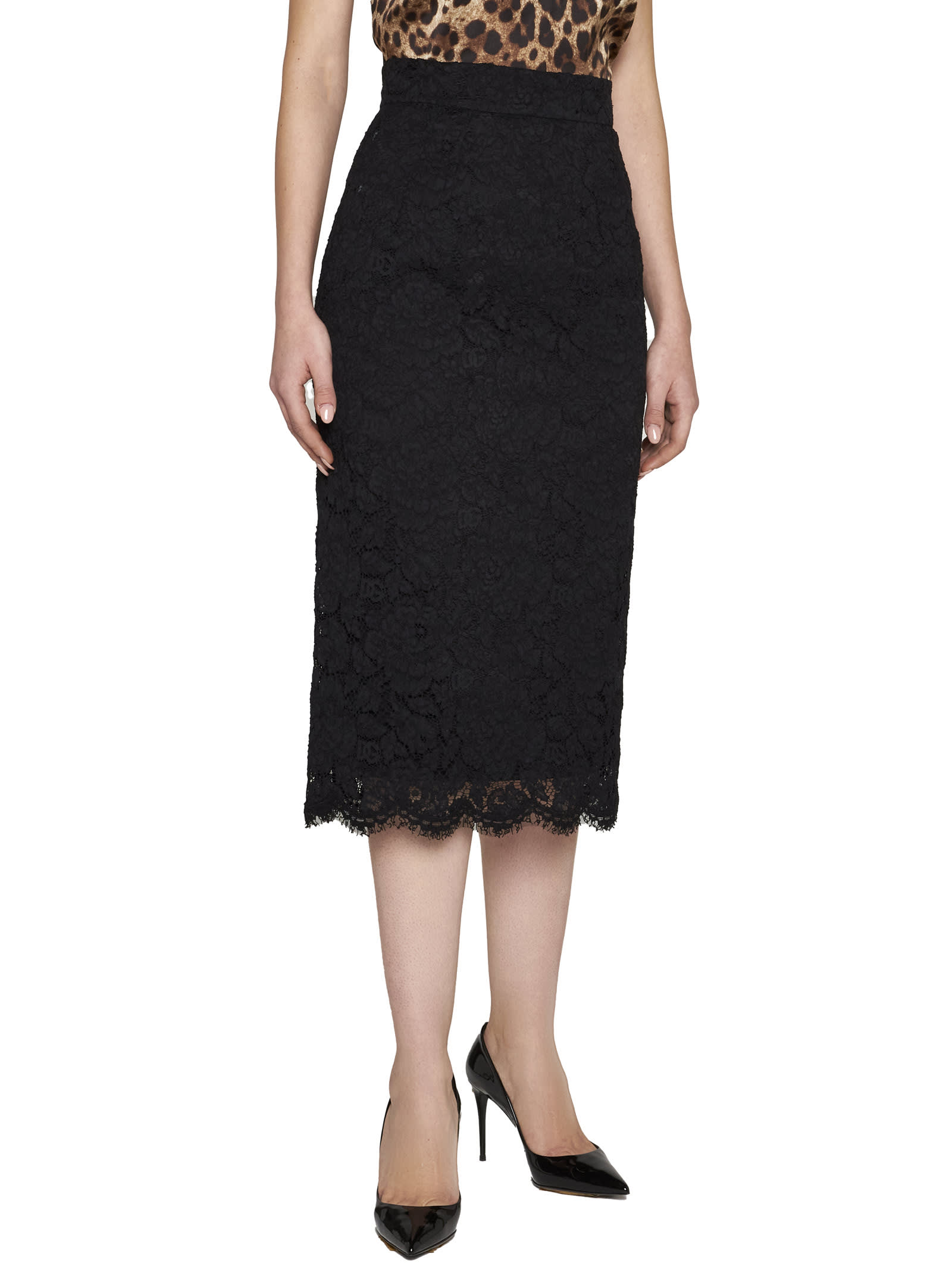 Dolce & Gabbana Skirt In Black
