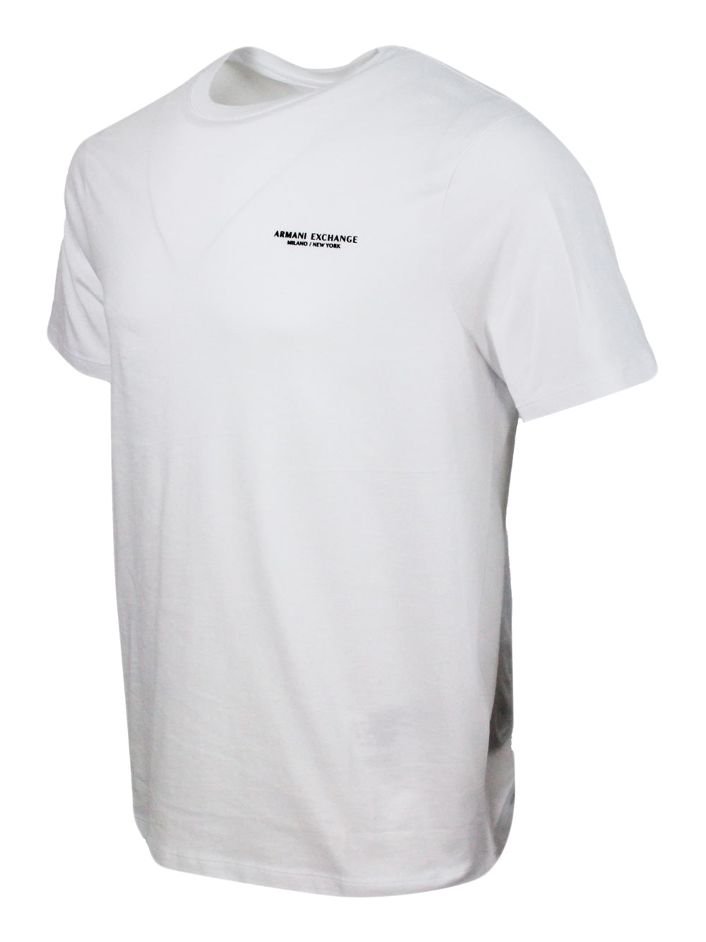 Armani Collezioni Logo-printed Crewneck T-shirt In White