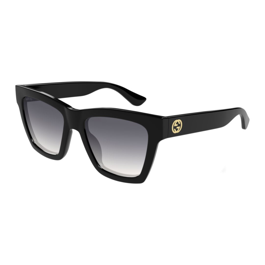 Gucci Gg1714s-001 Black-black-grey In Black