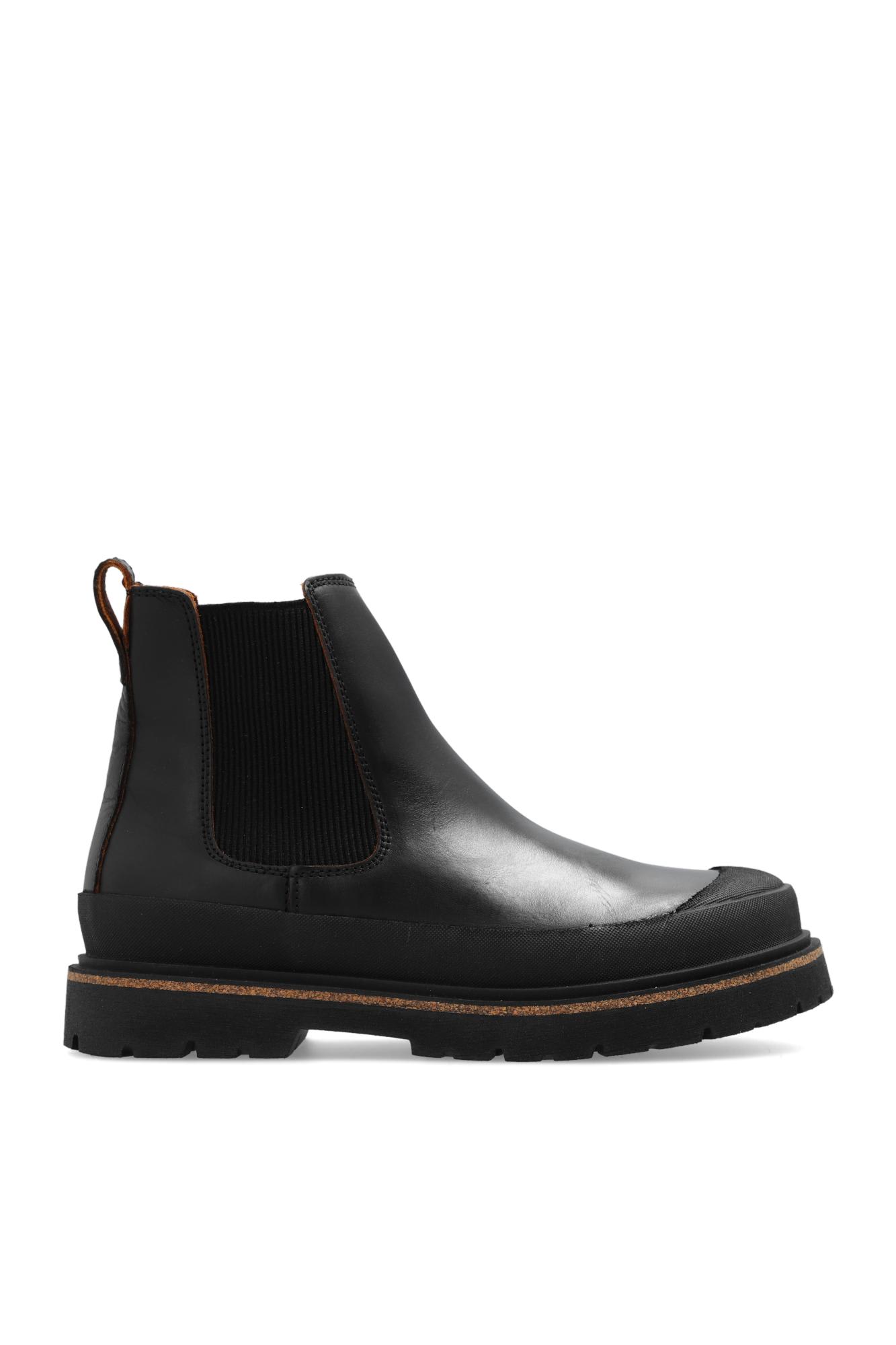 Shop Birkenstock Prescott Chelsea Boots In Black