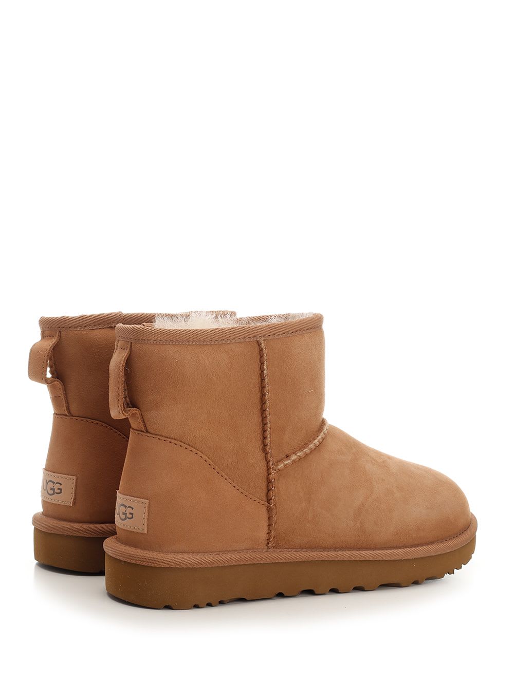 Ugg Woman Classic Mini Ii Boots Shoes In Brown