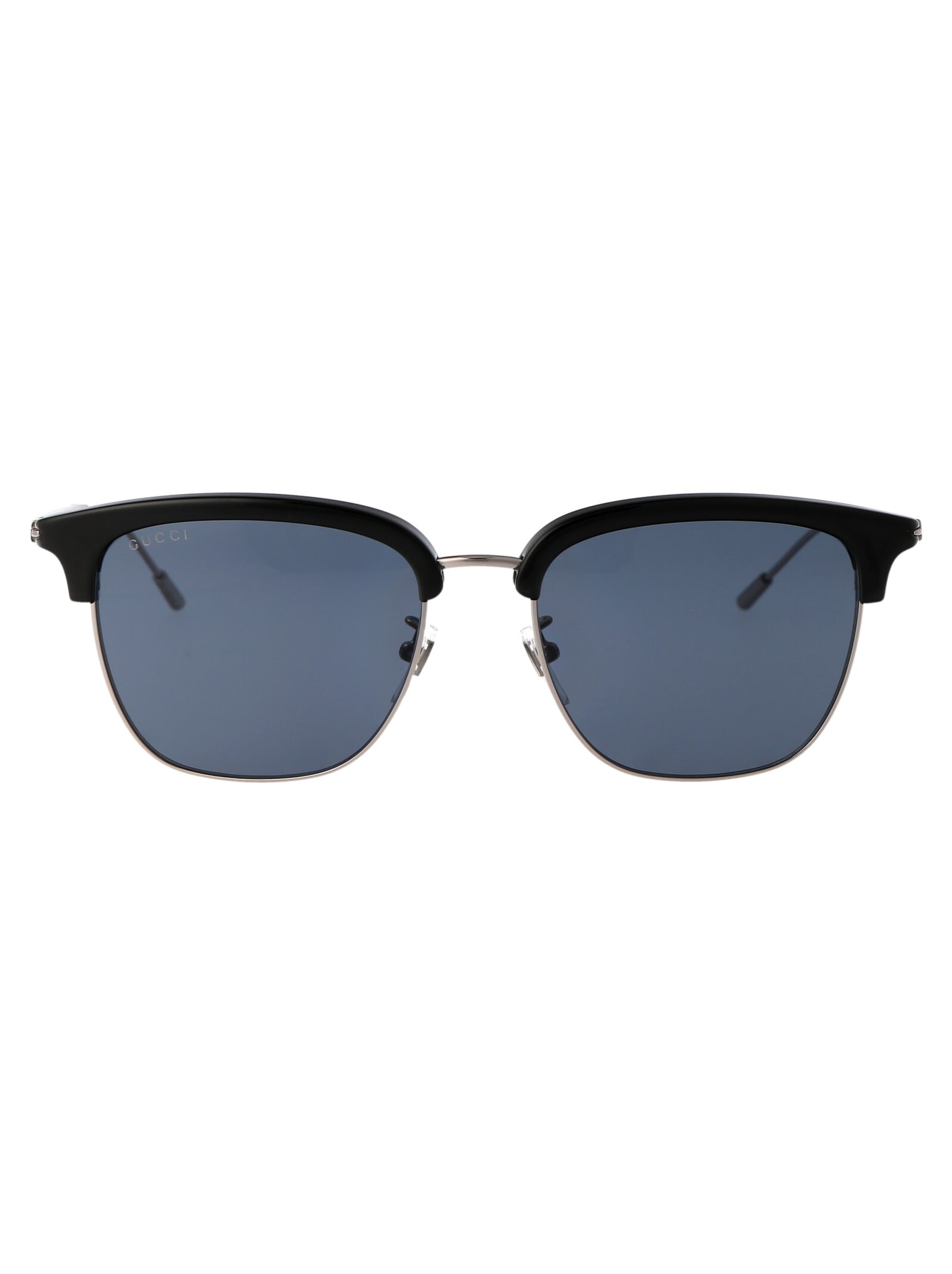 Shop Gucci Gg1275sa Sunglasses In 003 Black Ruthenium Blue