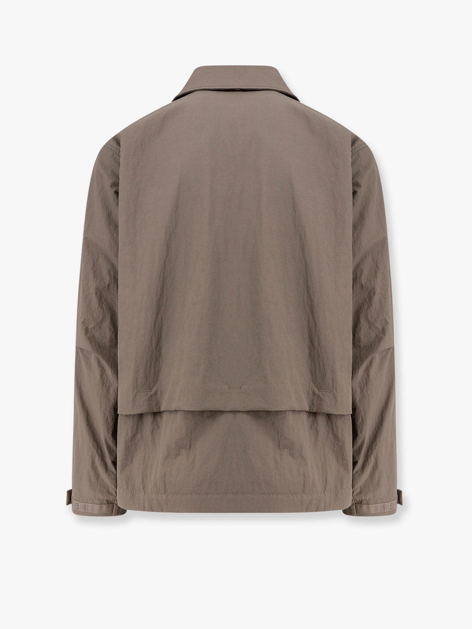 Shop Herno Laminar Laminar Nylon Jacket With Maxi Pockets In Grey