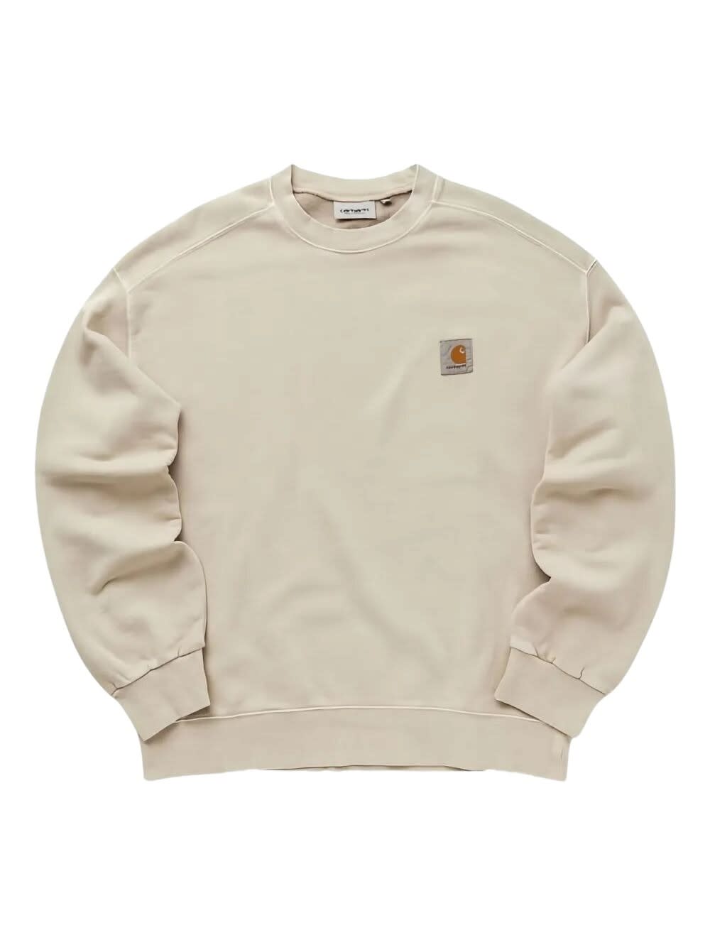 Carhartt Wip Main Logo Crewneck Sweatshirt In Neutral