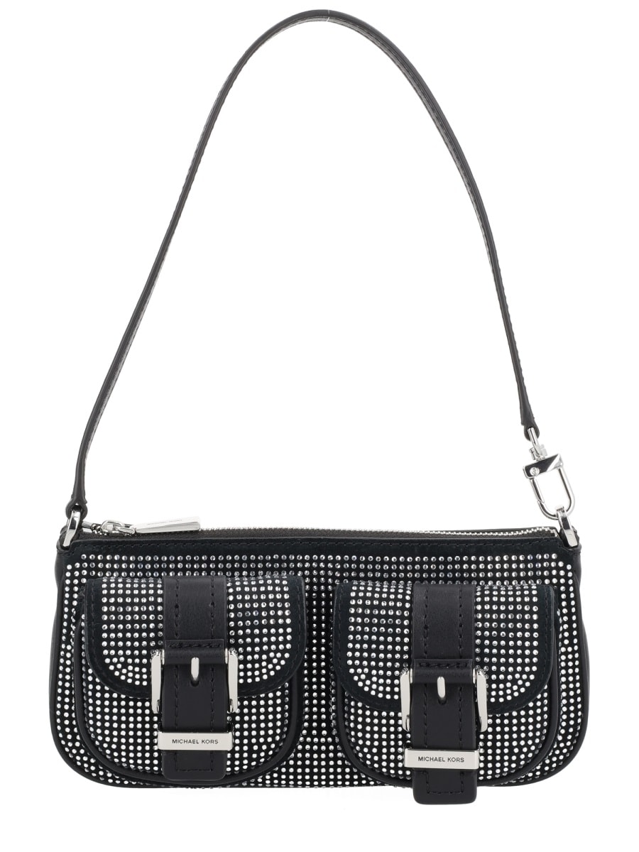 Michael Kors Versatile Shoulder Bag Adjustable Strap In Black
