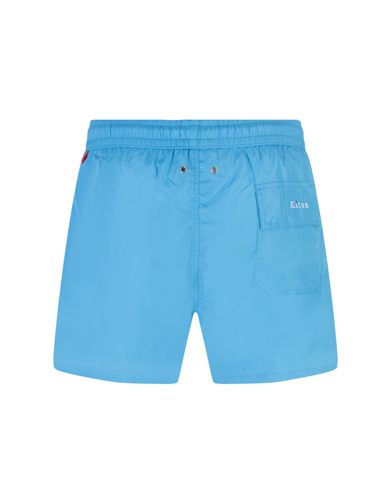 Shop Kiton Sky Blue Swim Shorts