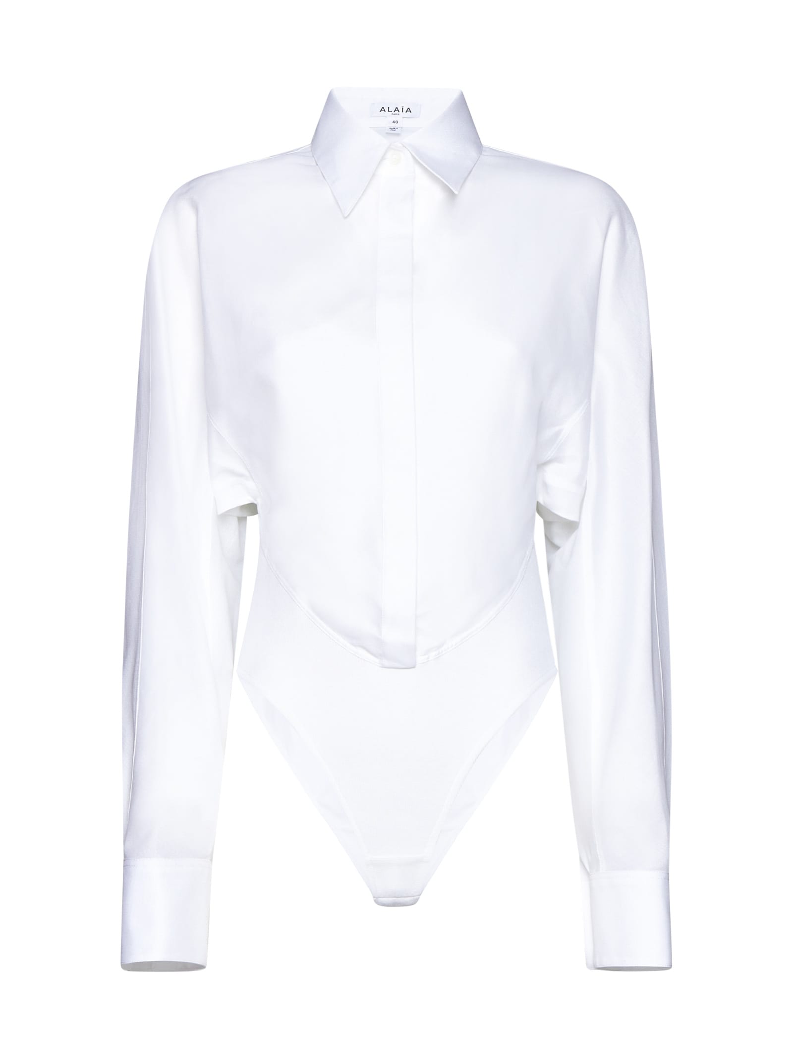 Shop Alaïa Shirt In White